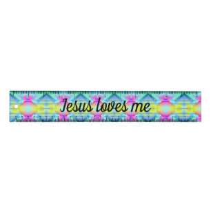 Jesus loves me ruler