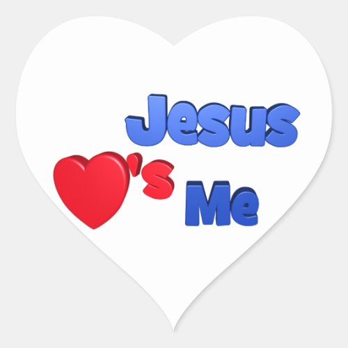 Jesus Loves Me Stickers