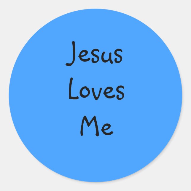 Jesus Loves Me Stickers (Front)