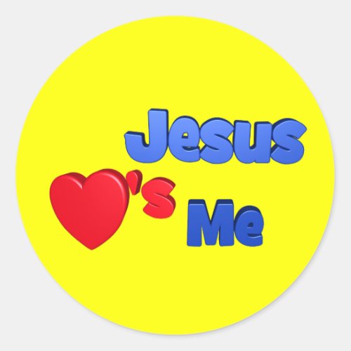 Jesus Loves Me Stickers