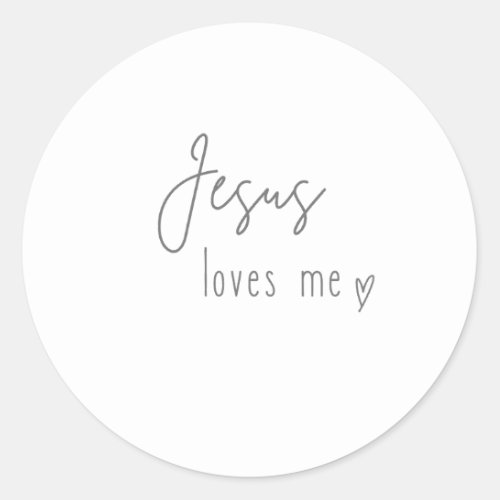 Jesus loves me Stickers