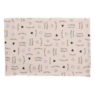 Jesus Loves Me Tan Pillow Case