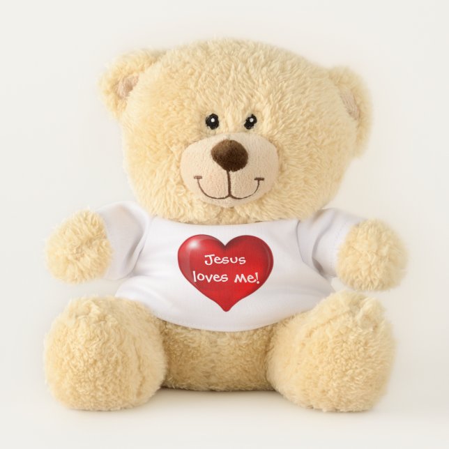 Jesus loves me! teddy bear (Front)