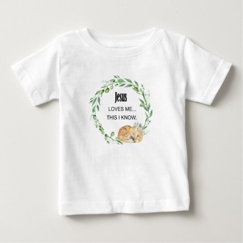Jesus loves me this i know baby T_Shirt