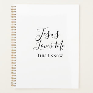 Jesus Loves Me This I Know Day Planner