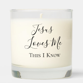 Jesus Loves Me This I Know Scented Candle