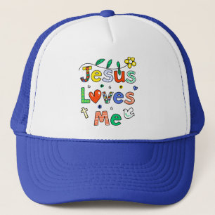 Jesus Loves Me Trucker Hat