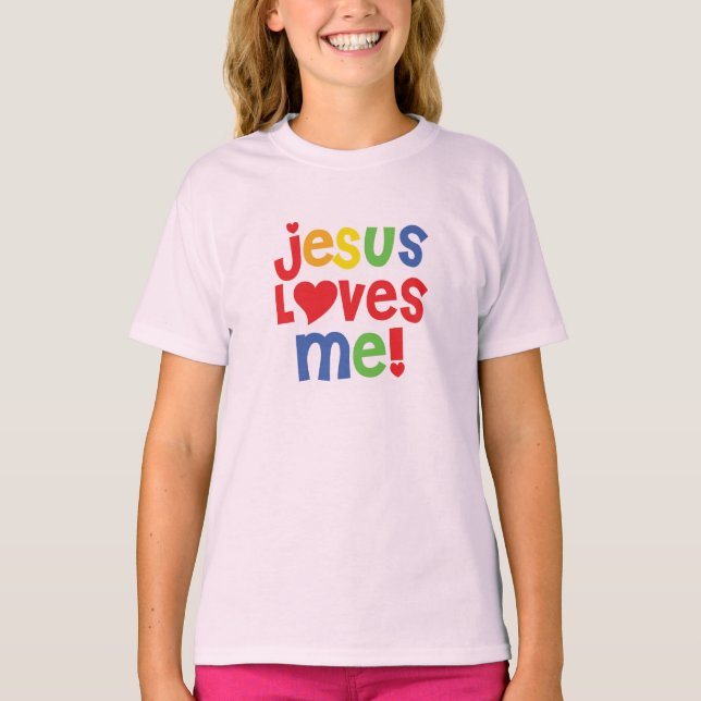 jesus loves me! (youth t-shirt) T-Shirt (Front)
