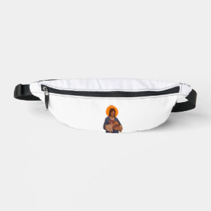 Jesus Loves Moo Deng T-Shirt Fanny Pack