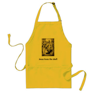 Jesus Loves the Chef Adult Apron