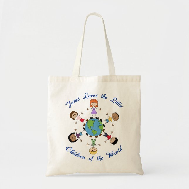 Jesus Loves the Children Tote Bag (Front)