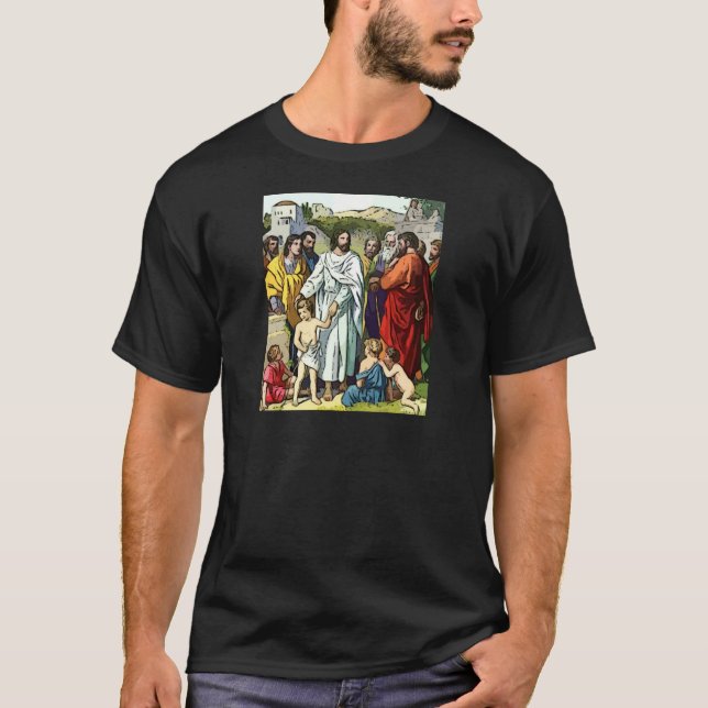 Jesus Loves The Little Children T-Shirt (Front)
