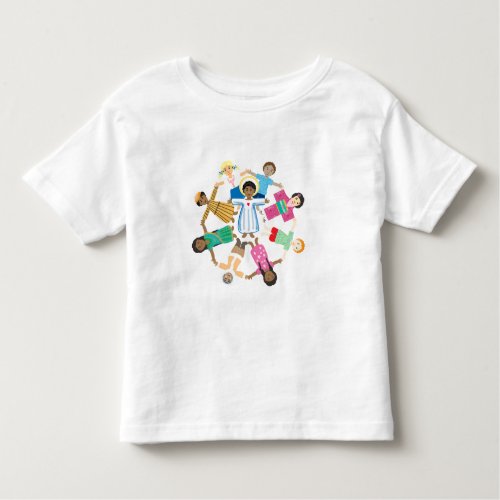 Jesus loves the little children toddler t_shirt