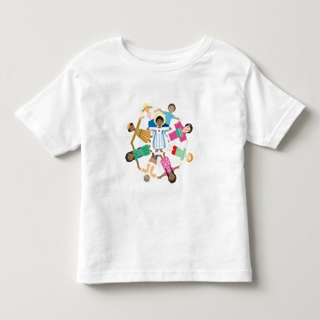 Jesus loves the little children toddler t-shirt (Front)