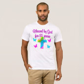 JESUS LOVES THIS 85 YEAR OLD CROSS DESIGN T-Shirt (Front Full)