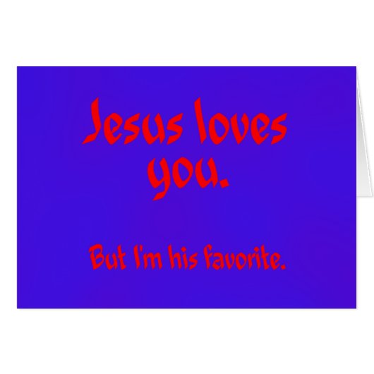 Jesus Loves You (Front Horizontal)