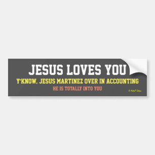 Jesus Loves You...? - A MisterP Sticker