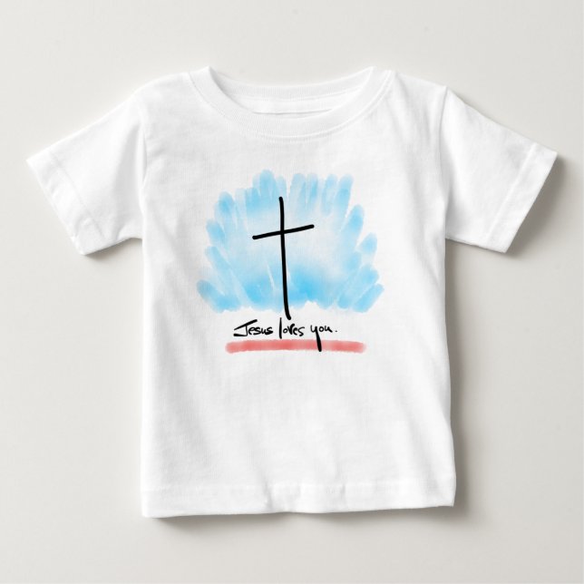 JESUS LOVES YOU Baby T-Shirt (Front)