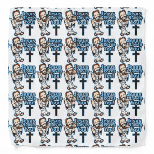 Jesus Loves You Bandana