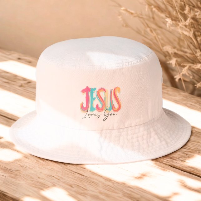 Jesus Loves You Bucket Hat (Creator Uploaded)