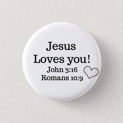 Jesus Loves You Button