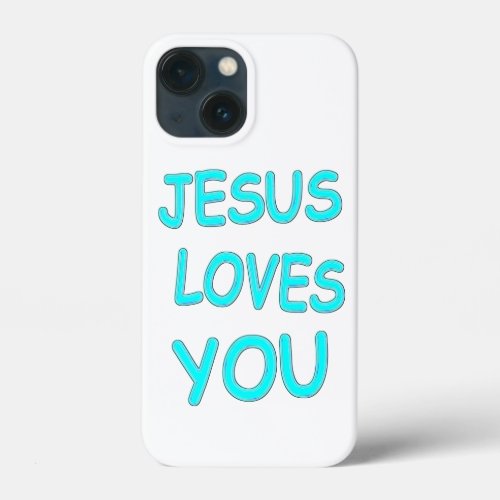Jesus Loves You iPhone 13 Mini Case