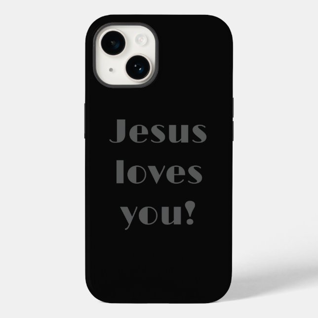 Jesus Loves You! Case-Mate iPhone Case (Back)