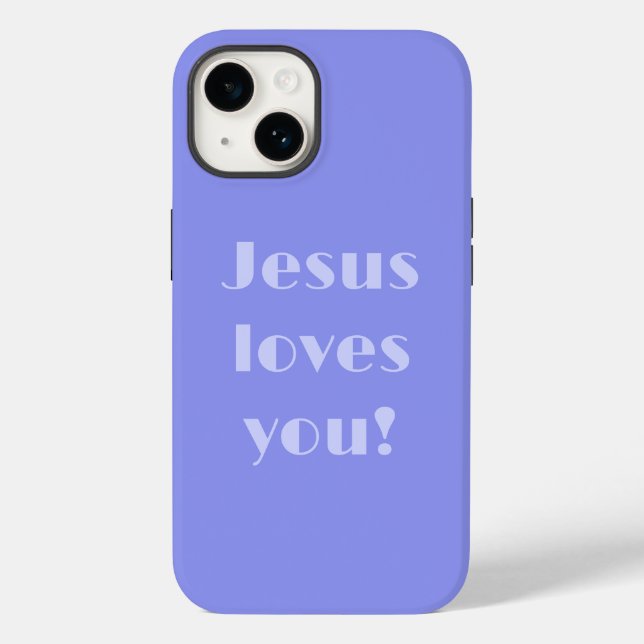 Jesus Loves You! Case-Mate iPhone Case (Back)