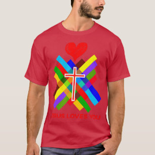 Jesus Loves You Christian Christianity Christ God  T-Shirt
