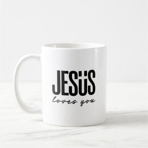 JESUS LOVES YOU CHRISTIAN COFFEE MUG