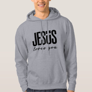 JESUS LOVES YOU CHRISTIAN HOODIE