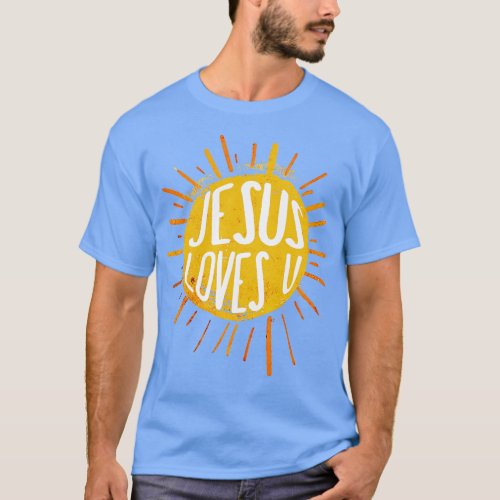 Jesus Loves You Christian Pride T_Shirt