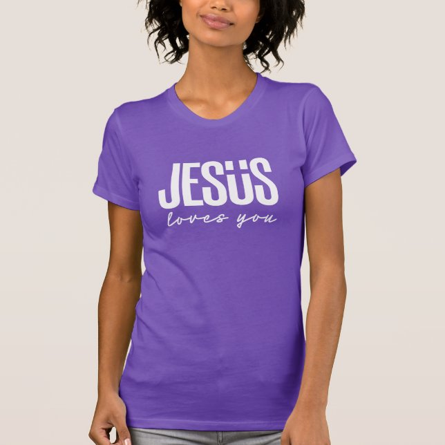 JESUS LOVES YOU | CHRISTIAN T-Shirt (Front)