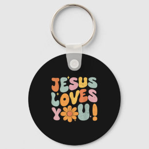 Jesus Loves You Christian Teen Girl God Sister Goo Keychain