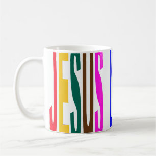 JESUS  LOVES YOU COFFEE MUG