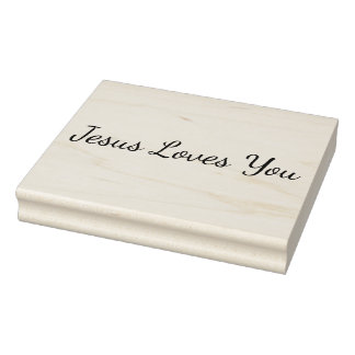 Jesus Loves You Craft Scrapbook Bible Stamp