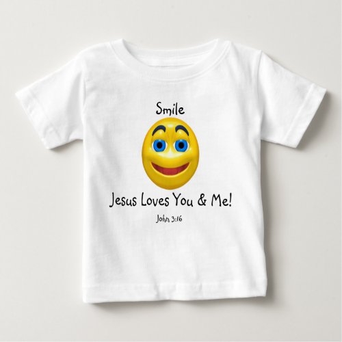 Jesus Loves You Customize it Baby T_Shirt