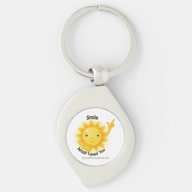 Jesus Loves You Customize it Keychain (Front)