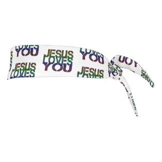 Jesus Loves You/Dark Tie Headband
