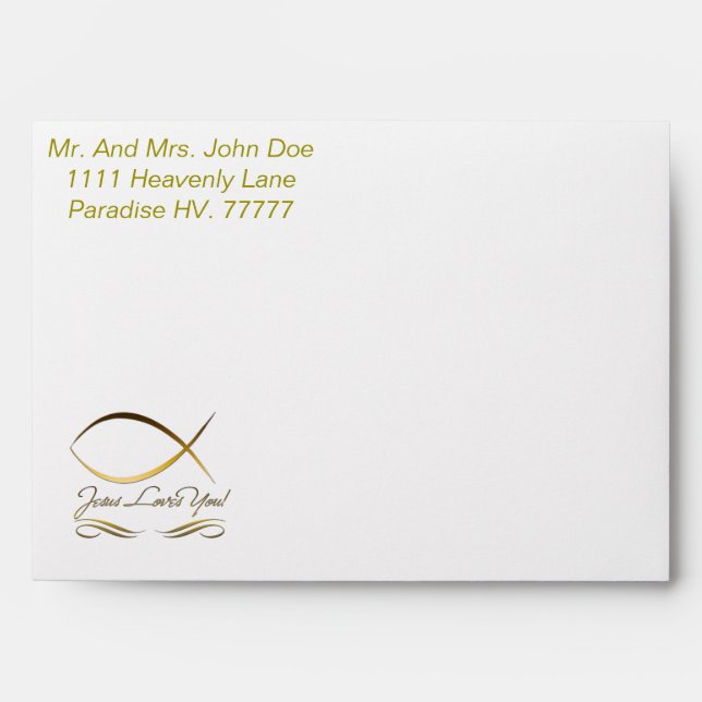 Jesus Loves You Envelope (Front)