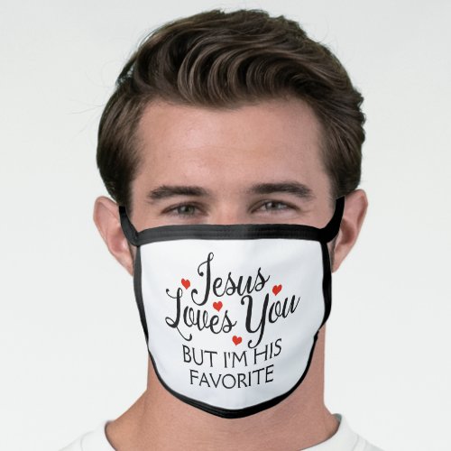 Jesus Loves You Favorite Face Mask