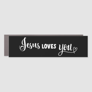 Jesus Loves You funny christian Bumper Sticker Car Magnet
