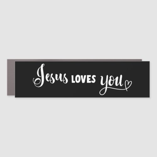 Jesus Loves You funny christian Bumper Sticker Car Magnet
