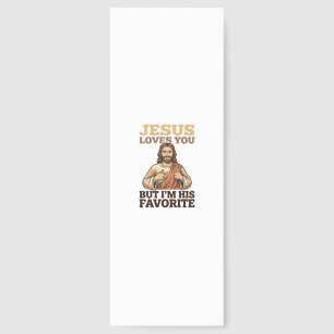 Jesus Loves You Funny Vintage Faith Shirt Design_1 Bookmarks