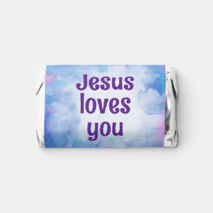 Jesus loves you hershey's miniatures