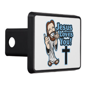 Jesus Loves You Hitch Cover