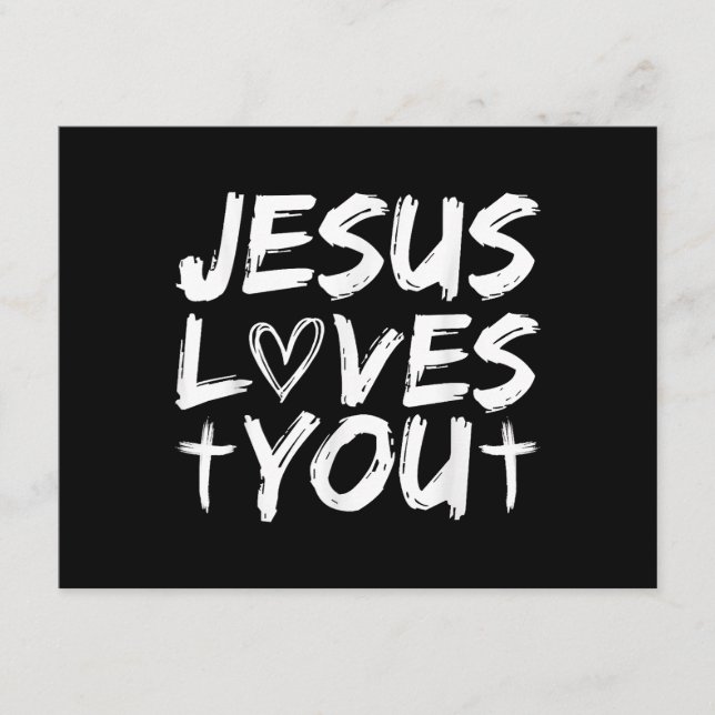 Jesus Loves You I Jesus Enclosure Card (Front)