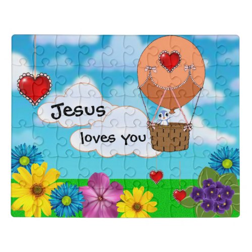 Jesus loves you jigsaw puzzle