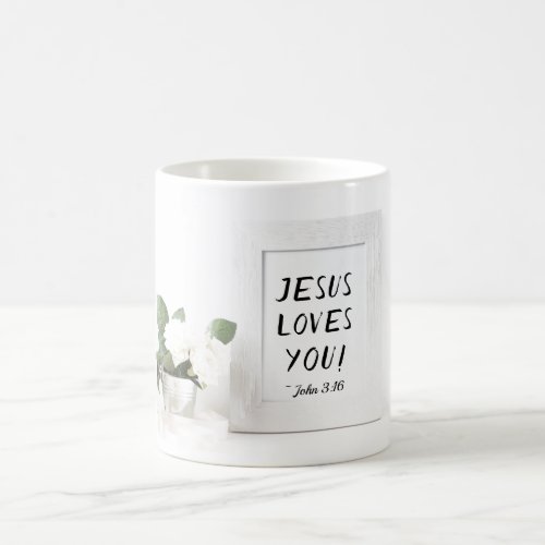 Jesus Loves You John 316 Scripture Reference Coffee Mug