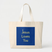 Jesus Loves You Jumbo Tote